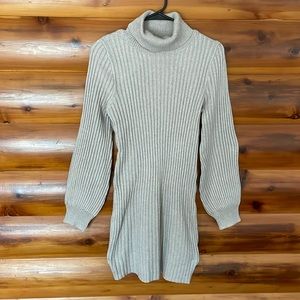 Gray/Purple Shein Sweater Dress, M/6